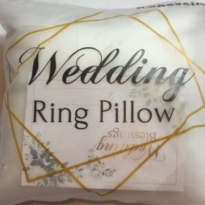 Wedding ring pillow